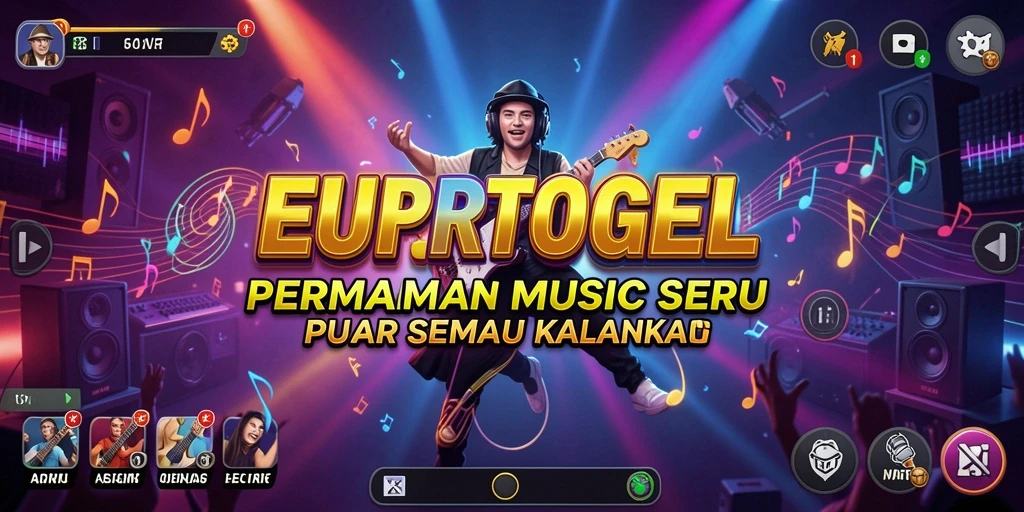 Tampilan gameplay menarik dari EUROTOGEL dengan berbagai lagu musik