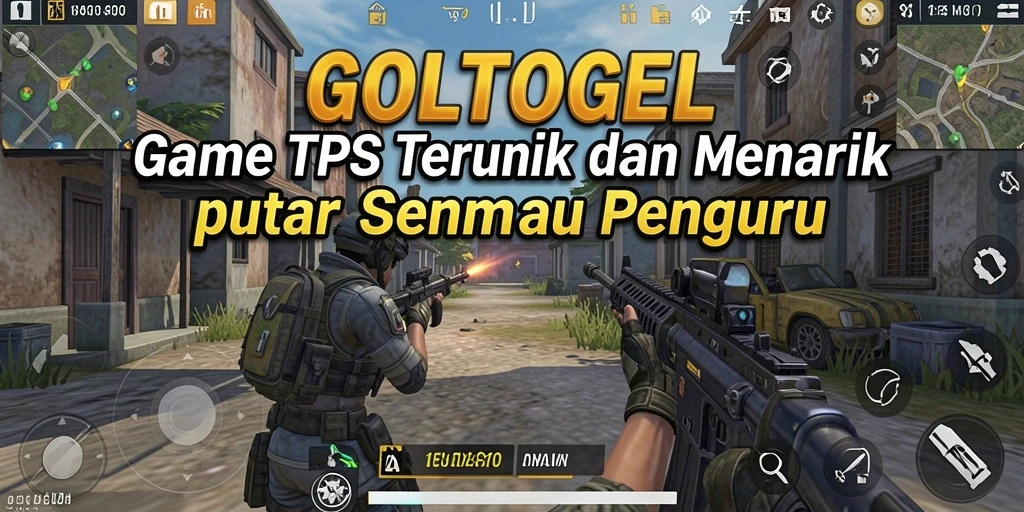 Tampilan gameplay seru dari GOLTOGEL dengan aksi tembak-menembak.