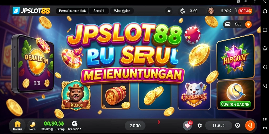 Screenshot gameplay JPSLOT88 menampilkan mesin slot yang menarik dan animasi yang memukau.