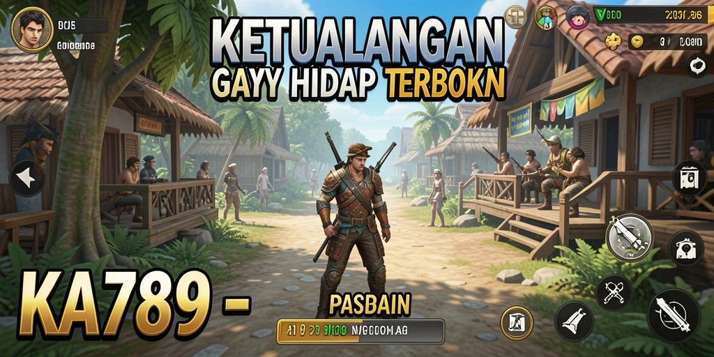 Screenshot gameplay KA789 yang menunjukkan eksplorasi dunia terbuka.