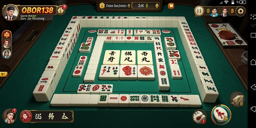 Gameplay seru dari OBOR138 yang menampilkan Mahjong yang menantang.