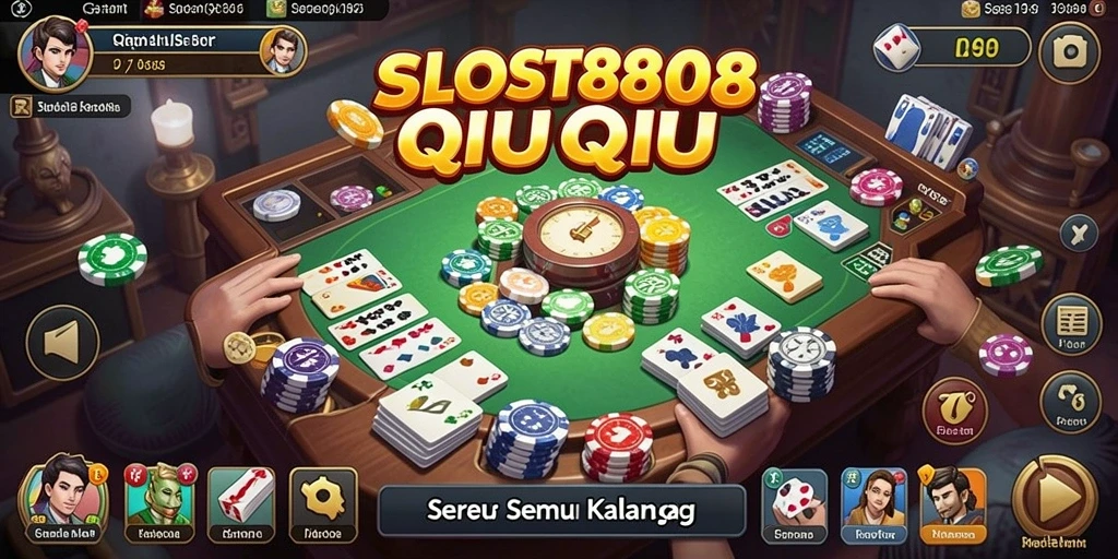 Tampilan gameplay menarik dari SLOST8808 di dalam permainan QiuQiu.