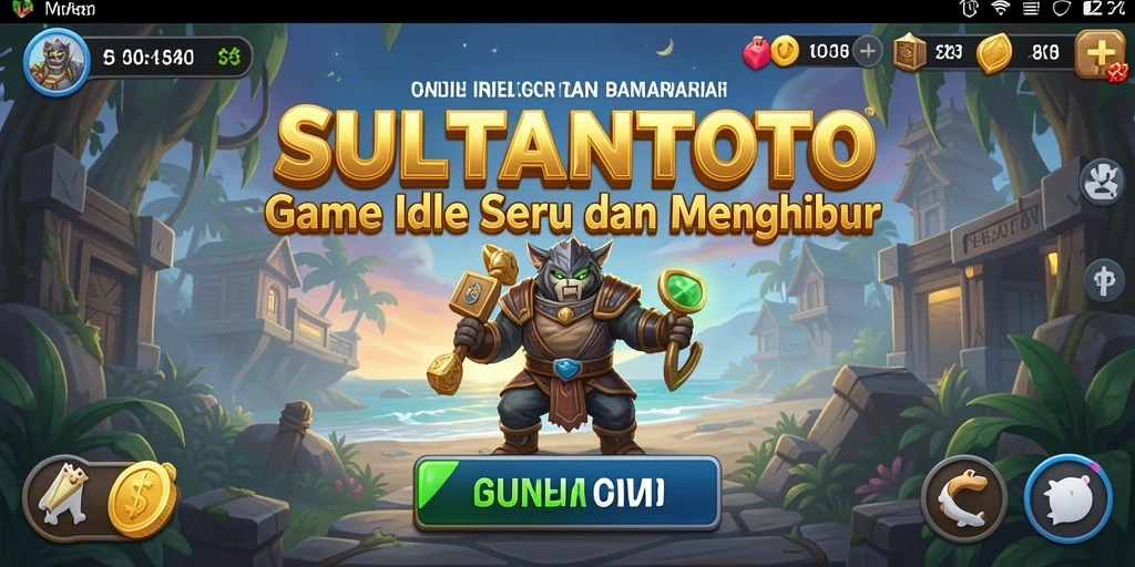 Tampilan interaktif gameplay SULTANTOTO yang menyenangkan dan penuh warna.